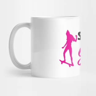 Skateboarder Girl - Skater Girl Mug